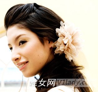 去参加别人的宴会用什么发型比较好?